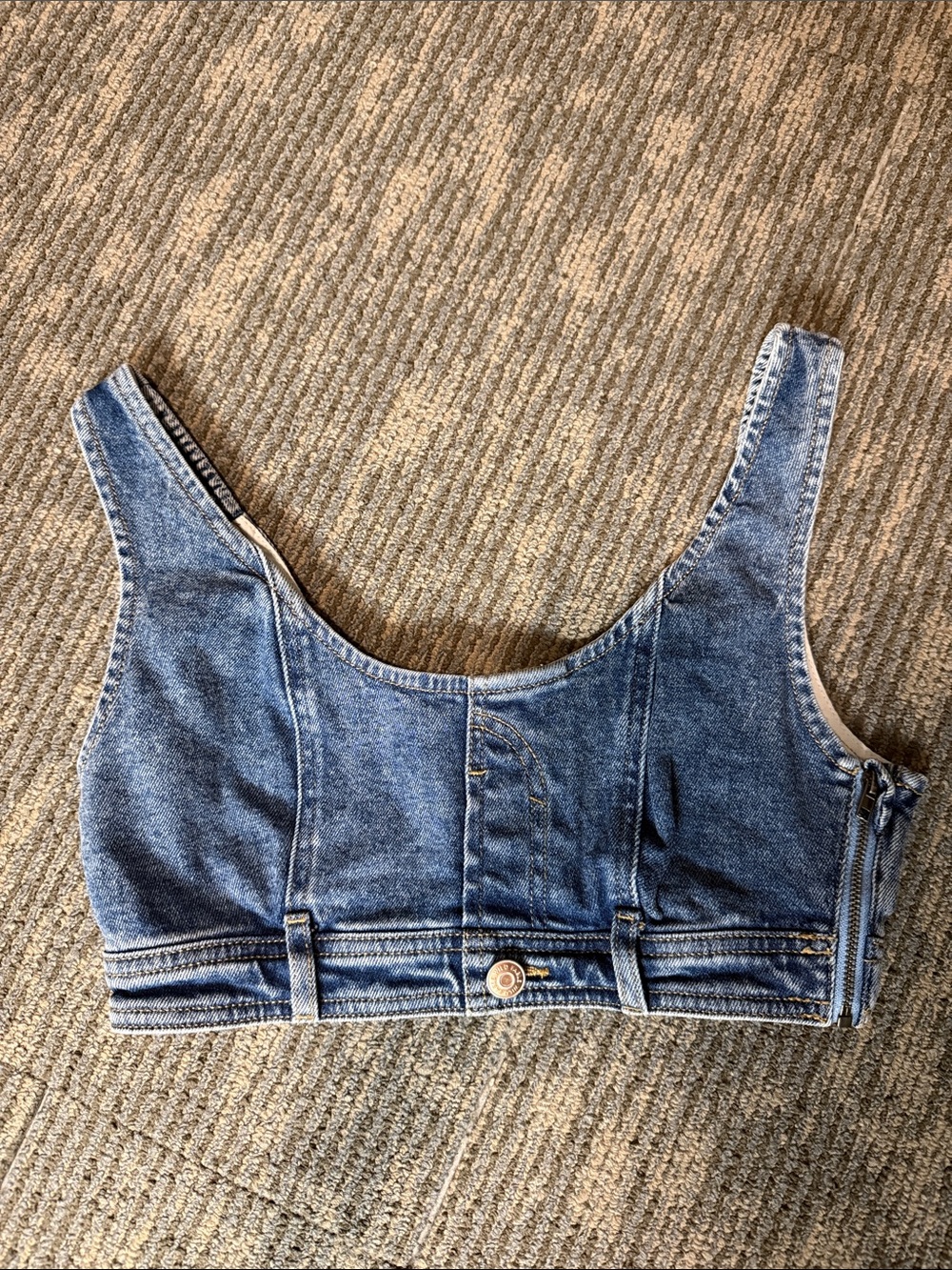 Wild Fable Denim Crop Top